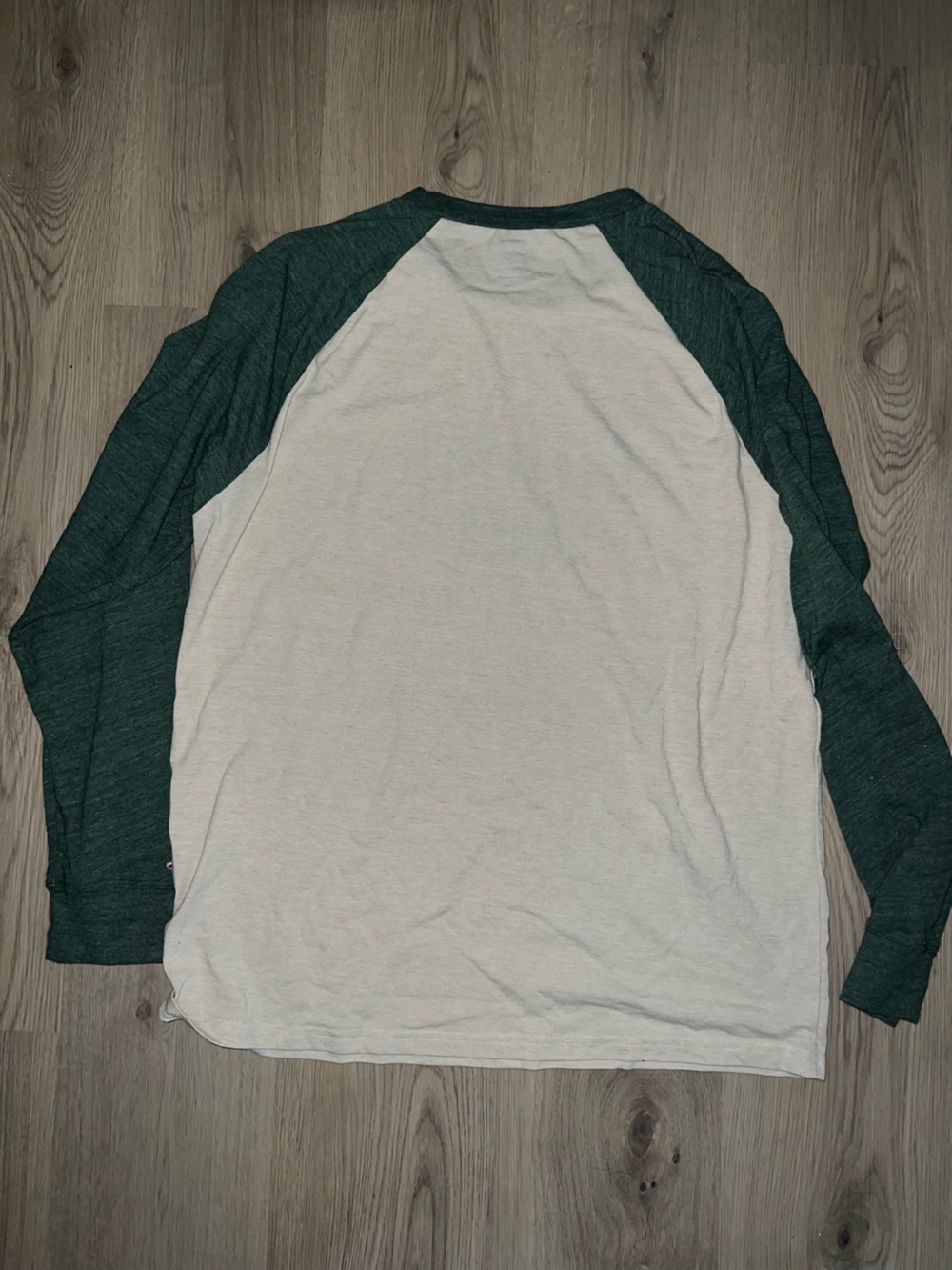 League Miami Canes Long Sleeve Tee – Green & Tan (XL) - Picture 2 of 14